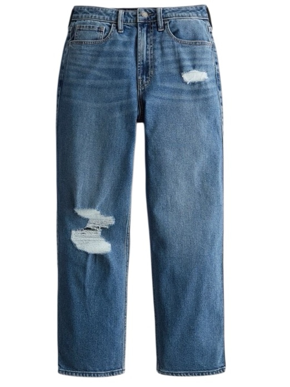 Hollister Ultra High-Rise Ripped Vintage Straight Jeans Size 27